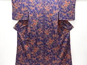 未使用品　花鳥模様小紋着物